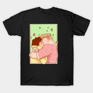 Nick and Charlie - heartstopper comic T-Shirt